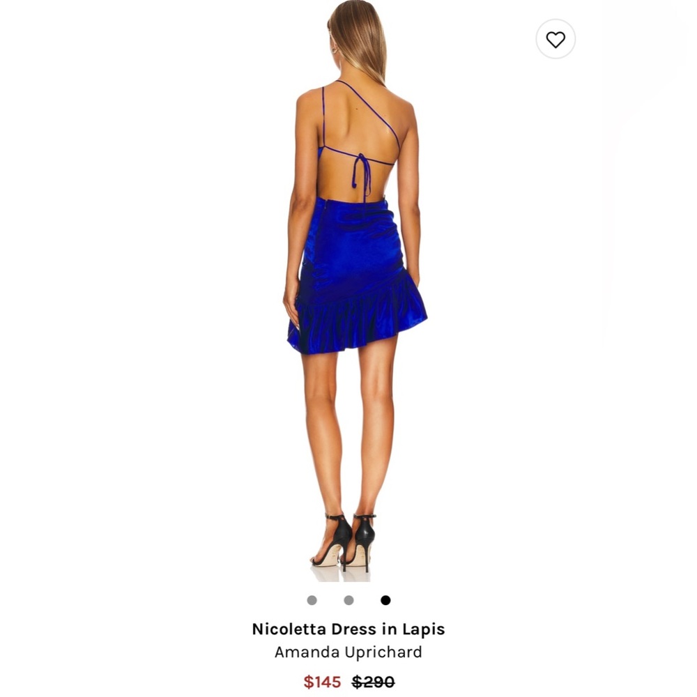 Blue Amanda Uprichard Dress - Picture 2 of 3